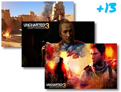 Uncharted 3 Drakes Deception theme pack